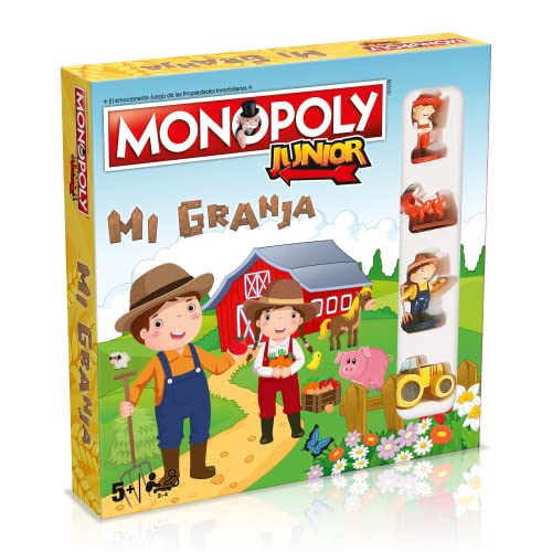 Gewinnzüge - Monopoly Junior Mi Granja WM00933-SPA-6 von Winning Moves