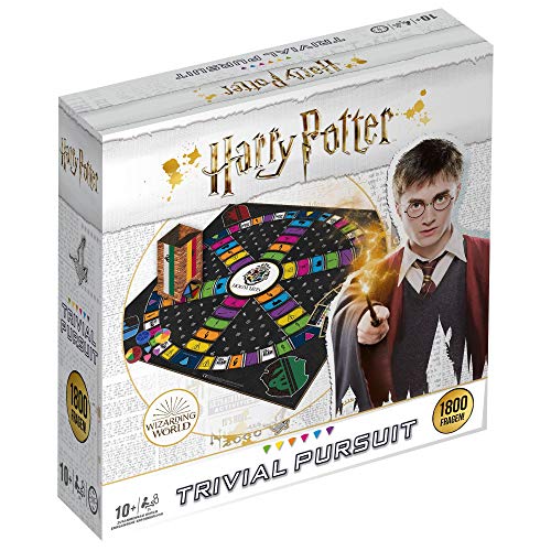 Harry Potter TRIVIAL Pursuit XL Quiz - Mit 1800 Fragen rund um die Filme | Gesellschaftsspiel | Familienspiel | Wissensspiel von Winning Moves