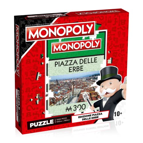 Hasbro WM01809-ITA-6 Monopoly 1000 Piece Jigsaw von Winning Moves