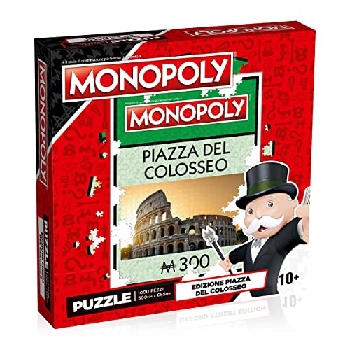 Hasbro WM01810-ITA-6 Monopoly 1000 Piece Jigsaw von Winning Moves