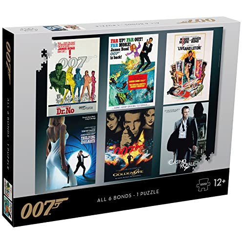 James Bond Puzzle Actor Debut 1000 Piece Jigsaw Puzzle Game von Top Trumps