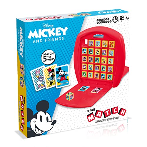 Winning Moves - MATCH - Mickey and Friends - Kinderspiel - Alter 4+ - Multilingual, Gelbe von Winning Moves