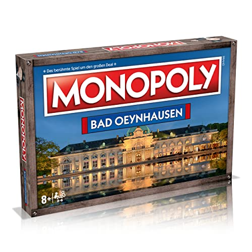 Winning Moves Monopoly Bad Oeynhausen Brettspiel Gesellschaftsspiel Spiel, 2-6 Spieler, ab 8 Jahren, Standardausgabe von Winning Moves