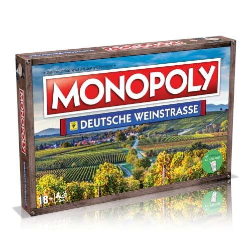 Monopoly Deutsche Weinstrasse inkl. Top Trumps Edition Gesellschaftsspiel Brettspiel Spiel von Winning Moves