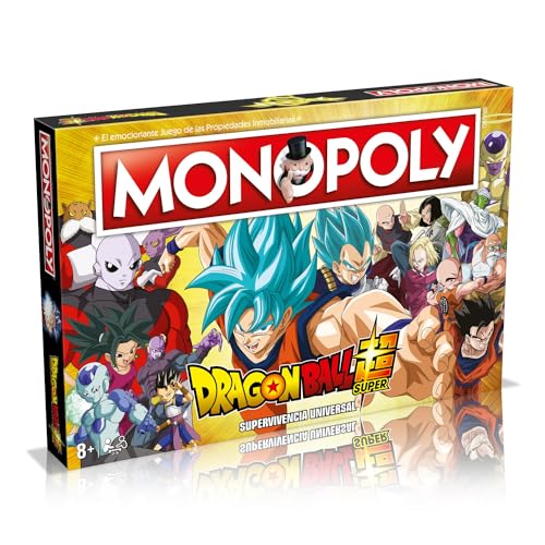 Monopoly Dragon Ball Super – Brettspiel für Immobilien, Version in Spanisch von Winning Moves