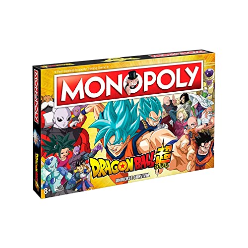 Monopoly Dragon Ball Super – Brettspiel für Immobilien, Version in Spanisch von Winning Moves