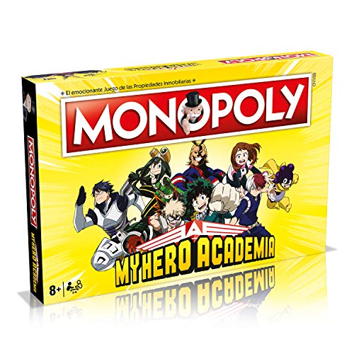 WINNING MOVES Monopoly My Hero Akademie - Brettspiel der Immobilien - Spanische Version von Winning Moves