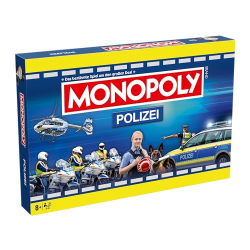 Winning Moves - Monopoly - Polizei - Brettspiel - Alter 8+ - Deutsch von Winning Moves