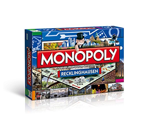 Winning Moves - Monopoly Recklinghausen Stadt Edition - das weltberühmte Spiel um Grundbesitz und Immobilien von Winning Moves