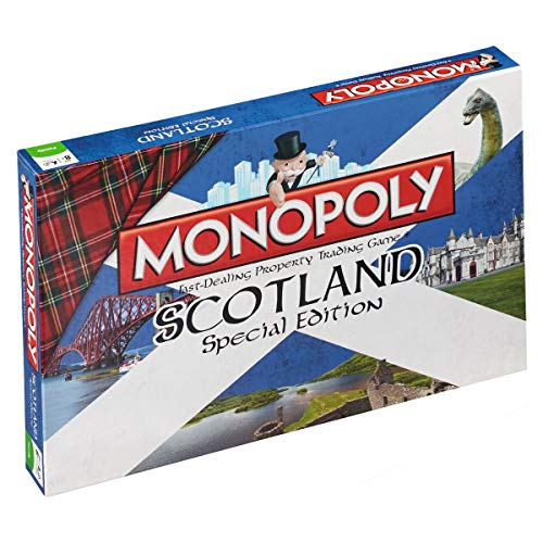 Winning Moves Monopoly Brettspiel Schottland Special Edition ab 8 Jahren für 2-6 Spieler von Winning Moves