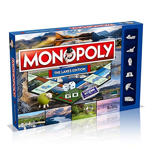 Monopoly WM00277-EN1-6 The Lakes Regional Brettspiel von Winning Moves