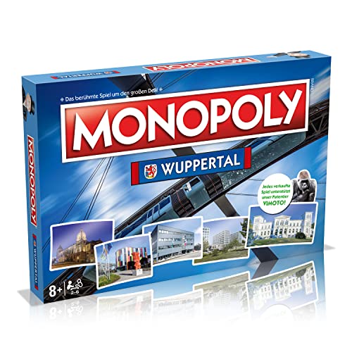 Winning Moves Monopoly - Wuppertal Brettspiel Gesellschaftsspiel Spiel, 2 - 6 Spieler, ab 8 Jahren von Winning Moves