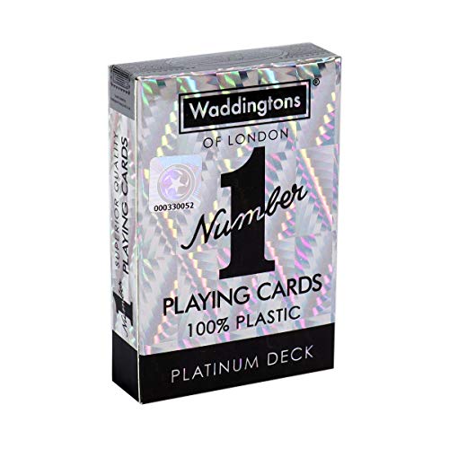 Winning Moves - Number 1 Spielkarten - Platinum Deck - Kartenspiel - Alter 6+ - Deutsch von Waddingtons Number 1