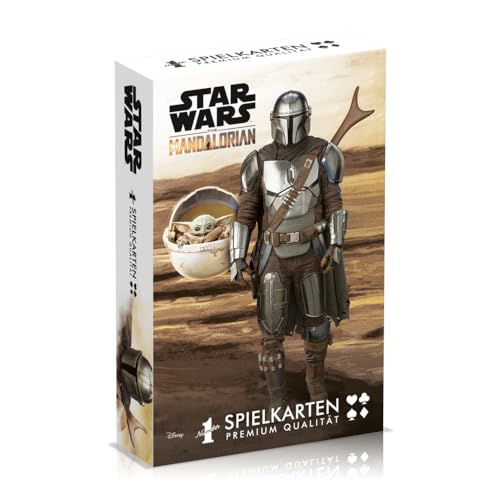 Winning Moves - Number 1 Spielkarten - The Mandalorian Baby Yoda - Star Wars Fanartikel - Alter 6+ - Deutsch, Keine von Winning Moves