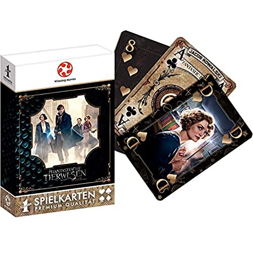 Winning Moves GmbH WIN30584 Number 1 Spielkarten - Phantastische Tierwesen Fantastische Harry Potter Kartenspiele von Winning Moves