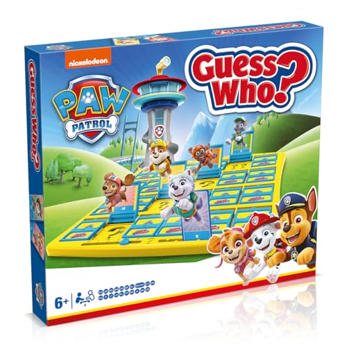 Winning Moves Paw Patrol Guess Who? Familienfreundliches Brettspiel für 2 Spieler ab 6 Jahren von Winning Moves