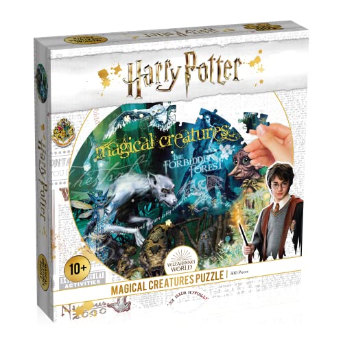 Winning Moves - Puzzle (500 Teile) - Harry Potter Magical Creatures - Harry Potter Fanartikel - Alter 10+ von Top Trumps