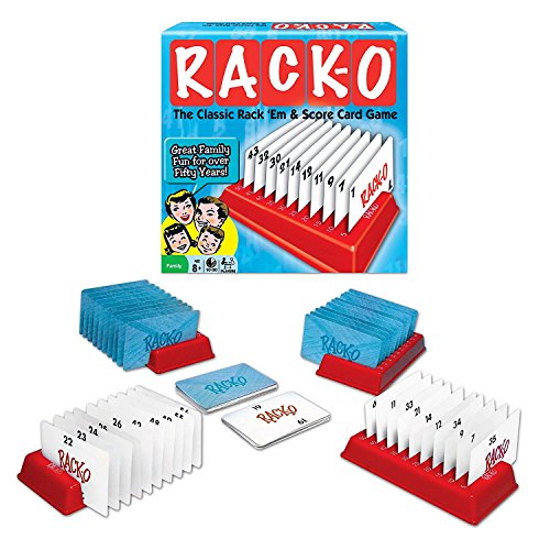 RACK-O, Retro-Paket, Kartenspiel von Winning Moves