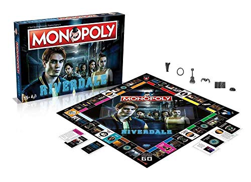 Winning Moves Riverdale Monopoly-Brettspiel, Join Veronica, Archie, Jughead, Betty, Cheryl und Pop, Advance to Sunnyside Trailer Park, Sweetwater River und The Pembrooke, für Spieler ab 8 Jahren von Winning Moves