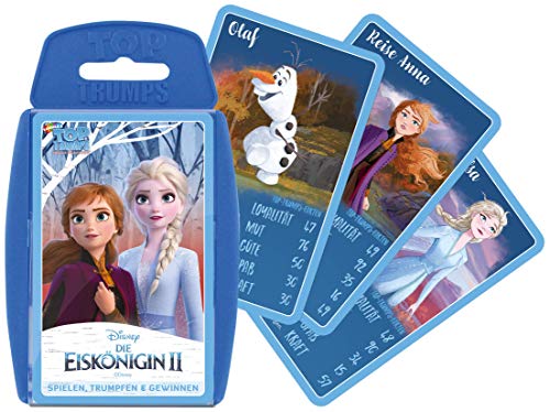 Winning Moves - TOP Trumps - Eiskönigin 2 - Kartenspiel mit ELSA, Anna, Olaf und vielen mehr - Alter 6+ - Deutsch von Winning Moves