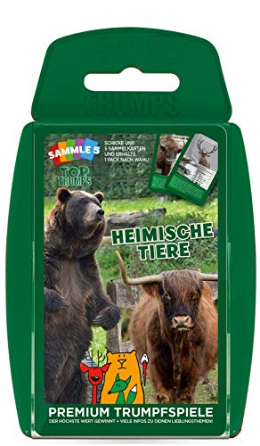 Top Trumps Heimische Tiere Quartettspiel Kartenspiel Quartett Karten Spiel von Winning Moves