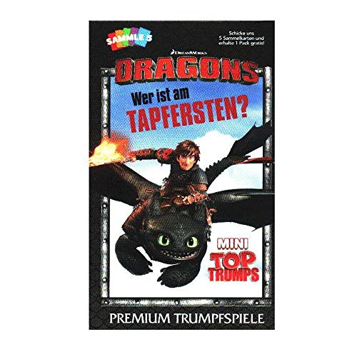 Top Trumps - Mini Dragons, Tuck Box, im Display (3x8 Stück) von Winning Moves