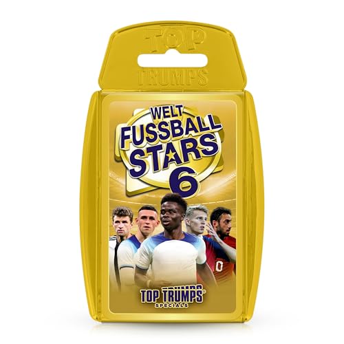 Top Trumps - Weltfußballstars 6 Kartenspiel Quartettspiel Fußball von Winning Moves