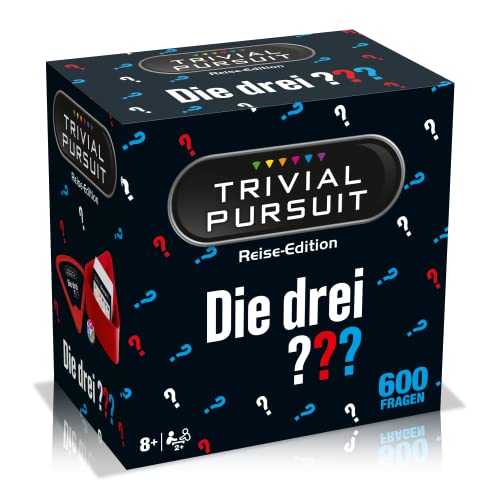 Winning Moves Trivial Pursuit - Die drei ??? Wissensspiel Quiz Ratespiel Gesellschaftsspiel deutsch - 600 Fragen - 6 Kategorien - Ab 14 Jahren von Winning Moves