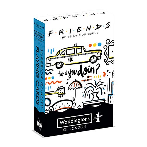 Waddingtons Number 1 Friends Playing Card Game, Play Your Favorite Card Games with Your Favorite Friends Moments from All 10 Seasons, Gift and Toy for Boys, Girls and Adults Aged 4 Plus von Winning Moves