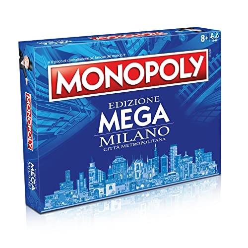 Winning Moves, Monopoly Mega U-Bahn-Stadt Mailand. 2-6 Spieler von Winning Moves