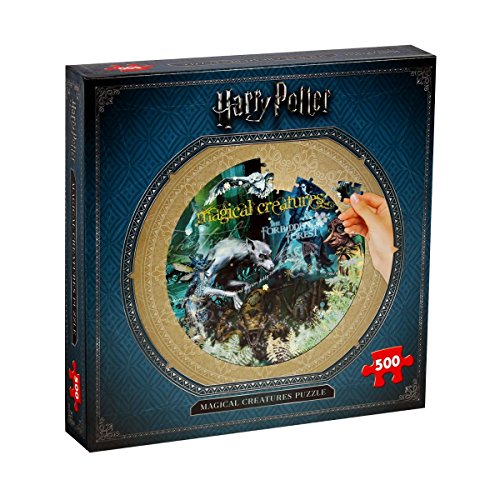 Harry Potter 2473 Zauberhafte Puzzle, Magische Kreaturen, 500 Stück, Einheitsgröße von Winning Moves