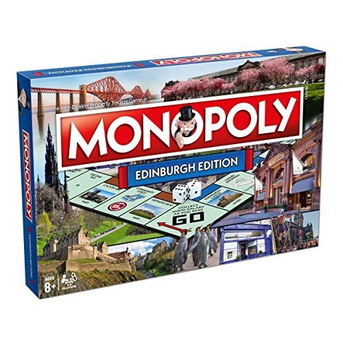 Winning Moves Monopoly Brettspiel, Edinburgh, Einheitsgröße, Blau von Winning Moves