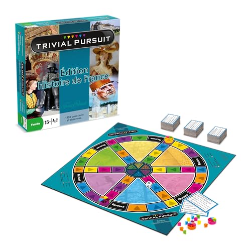 Winning Moves – 0345 – Spiel von Fragen und Antworten – Trivial Pursuit Geschichte de France 2014 von Winning Moves