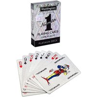 Winning Moves 035521 - Nummer 1 Spielkarten Platinum Deck, Waddingtons of London, Französisches Blatt, 54 Karten von Winning Moves