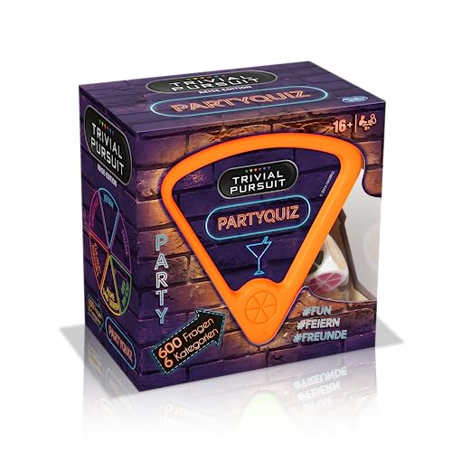 Trivial Pursuit Partyquiz Spiele Für Erwachsene Alter 16+ Deutsch, Quizspiel von Winning Moves