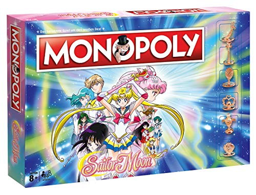 Winning Moves - Monopoly - Sailor Moon - Anime-Brettspiel - Alter 8+ - Deutsch von Winning Moves
