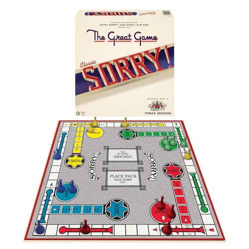 Winning Moves Brettspiel „Classic Sorry!“ in englischer Sprache von Winning Moves