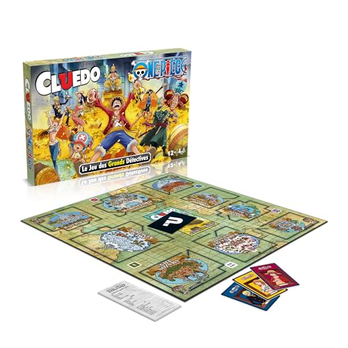 Winning Moves - CLUEDO ONE Piece- Gesellschaftsspiel - Brettspiel - französische Version von Winning Moves