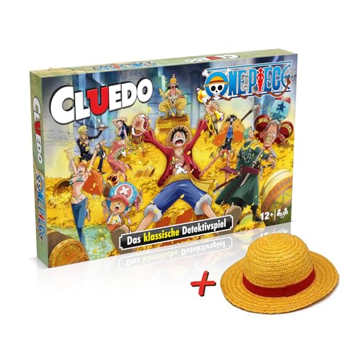 Winning Moves Cluedo - One Piece inkl. Ruffy Strohhut Spiel Gesellschaftsspiel Brettspiel deutsch von Winning Moves