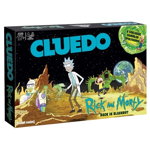 Winning Moves - Cluedo - Rick and Morty - Rick and Morty Merch - Alter 17+ - Deutsch von Winning Moves