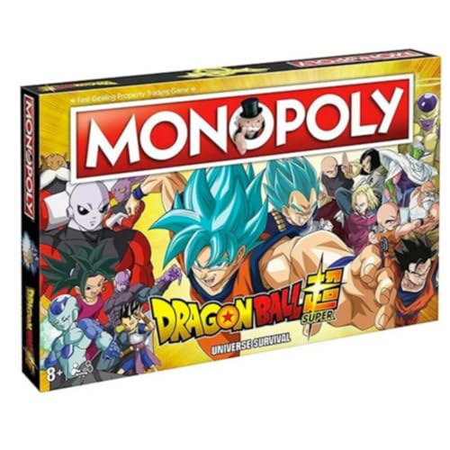 Winning Moves Dragon Ball Z Super Edition Monopoly - Italien Merchandising von Winning Moves