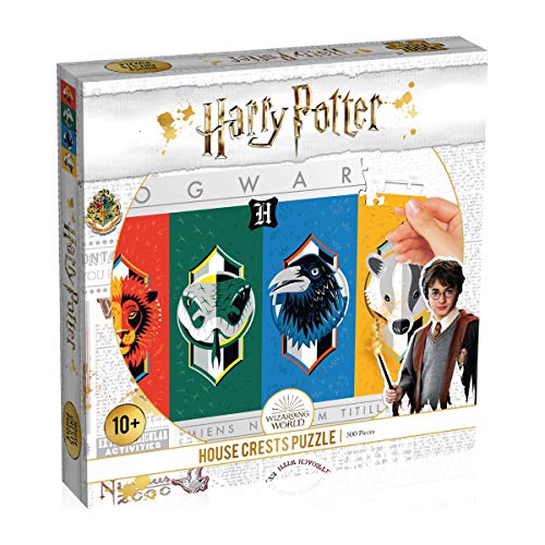 Winning Moves WM00369-ML1-6 Harry Potter House 500 PIEZAS Puzzle, Mehrfarbig, 500pzs von Winning Moves