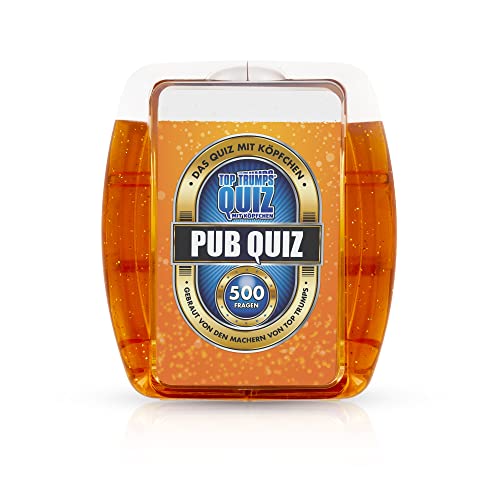 Winning Moves - TOP Trumps Quiz - Pubquiz - Kneipenquiz - Alter 14+ - Deutsch, Weiß von Winning Moves