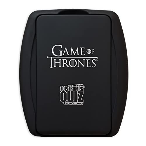 Winning Moves - TOP Trumps Quiz - Game of Thrones - Merchandise - Alter 18+ - Deutsch, Farbe Weiß. von Winning Moves