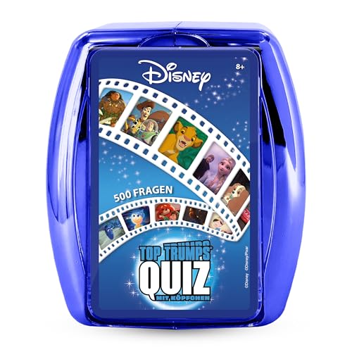 Winning Moves - TOP Trumps Quiz - Disney Vol. 2 - Mit Anna und ELSA, Toystory und vielen mehr - Alter 8+ - Deutsch von Winning Moves