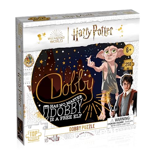 Winning Moves WM02695-ML1-6, Harry Potter Dobby Puzzle 250 Teile von Winning Moves