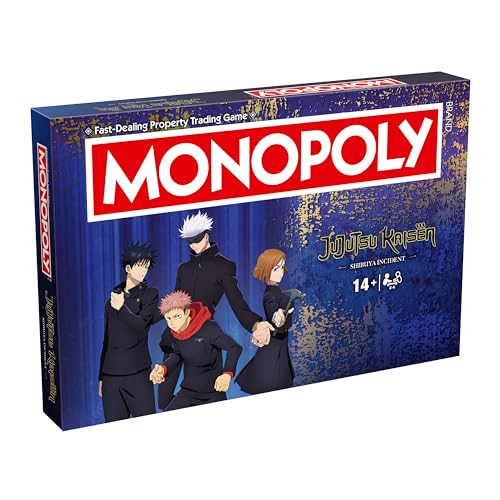 Winning Moves Jujutsu Kaisen Monopoly klassisches Brettspiel ist perfekt für 2-6 Spieler und ein tolles Geschenk für Fans ab 14 Jahren Winning Moves Jujutsu Kaisen Monopoly klassisches Brettspiel ist perfekt für 2-6 Spieler und ein tolles Geschenk für Fans ab 14 Jahren von Winning Moves