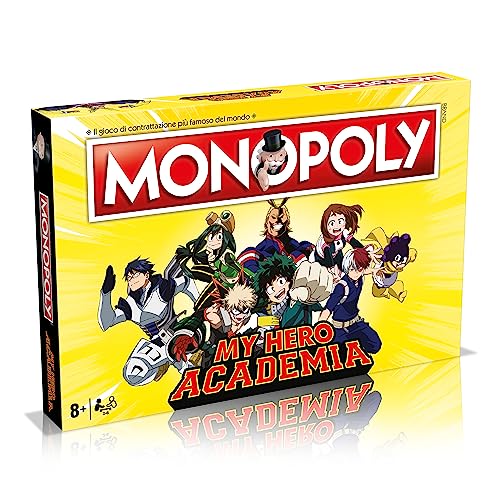 Winning Moves - Monopoly, My Hero Academia, Brettspiel, italienische Ausgabe von Winning Moves
