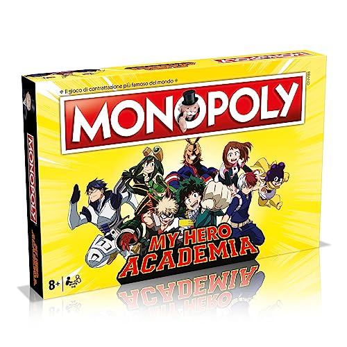 Winning Moves Monopoly My Hero Academia – Brettspiele für Erwachsene, Brettspiele für Kinder, Brettspiele für 2, 2 bis 6 Personen, ab 12 Jahren von Monopoly