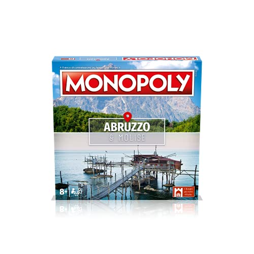 Winning Moves Monopoly Abbruzzo & Molise Brettspiele, Brettspiele für Erwachsene, Brettspiele für Kinder, Brettspiele für 2, 2 bis 6 Personen, Alter 8+ Winning Moves Monopoly Abbruzzo & Molise Brettspiele, Brettspiele für Erwachsene, Brettspiele für Kinder, Brettspiele für 2, 2 bis 6 Personen, Alter 8+ von Winning Moves
